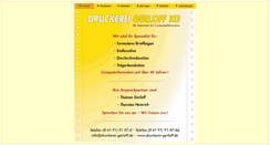 Desktop Screenshot of druckerei-gerloff.de